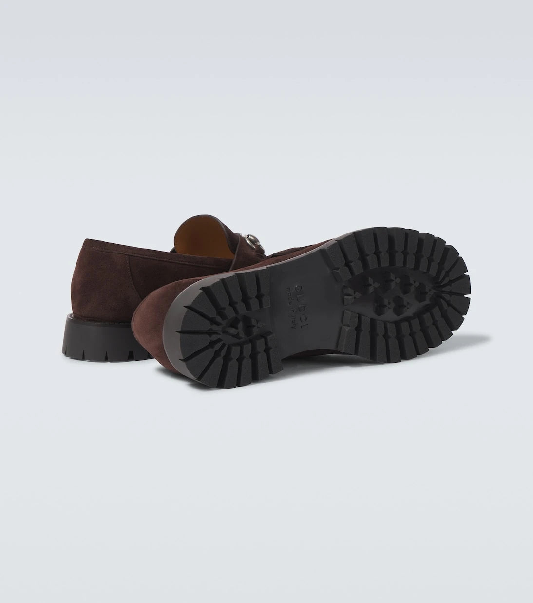 Gucci - Horsebit suede loafers