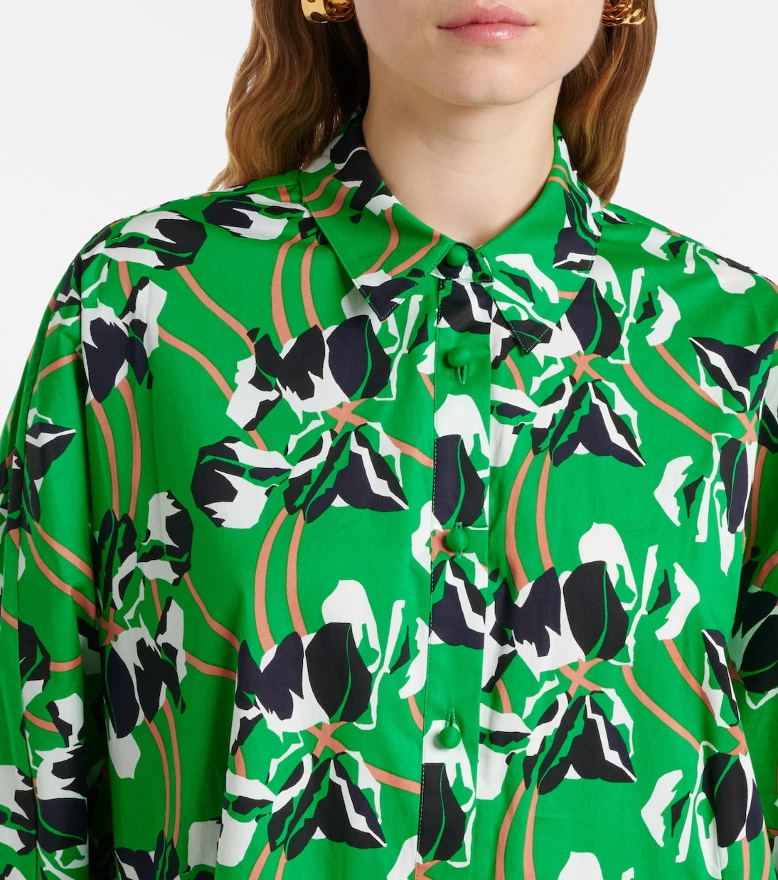 Diane von Furstenberg - Caleb printed cotton blouse
