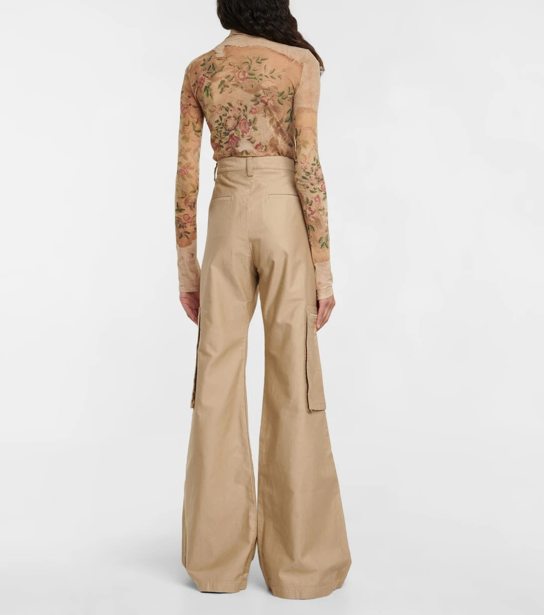 Amiri - Canvas wide-leg cargo pants