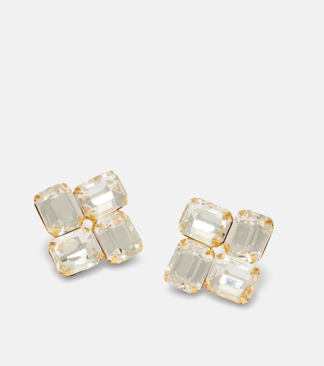 Jennifer Behr - Piccolo embellished gold-plated earrings