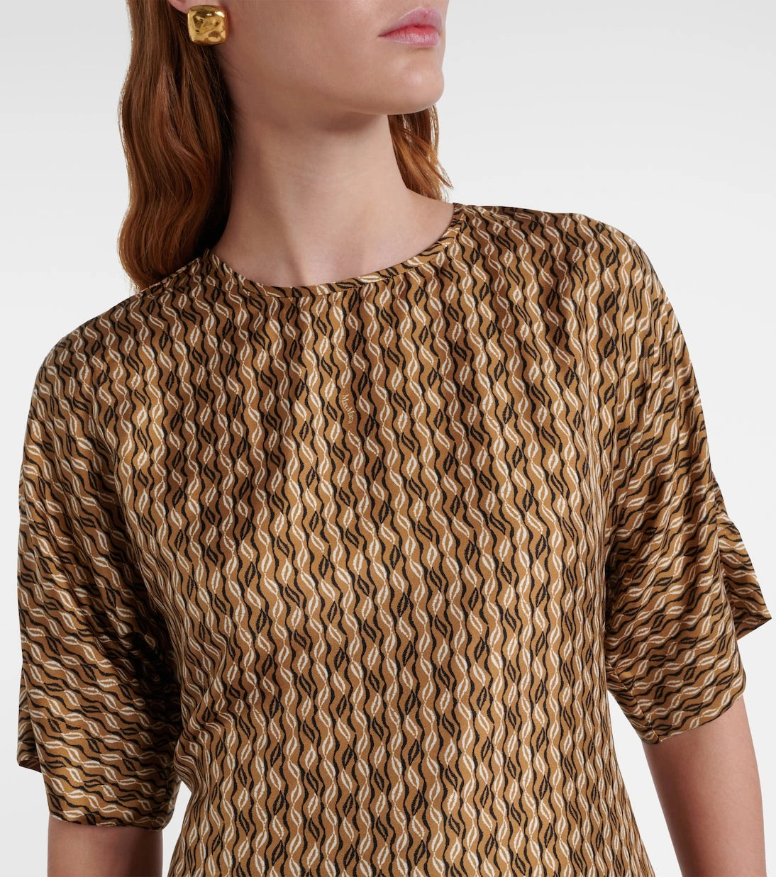 Max Mara - Nordica printed silk blouse