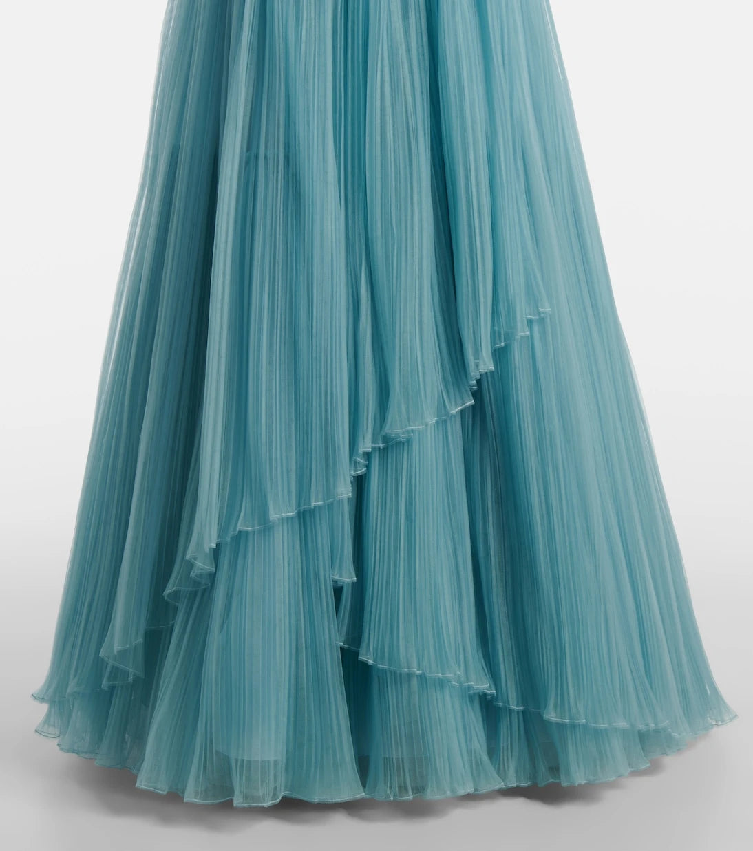 Costarellos - Marinel plissé tulle gown