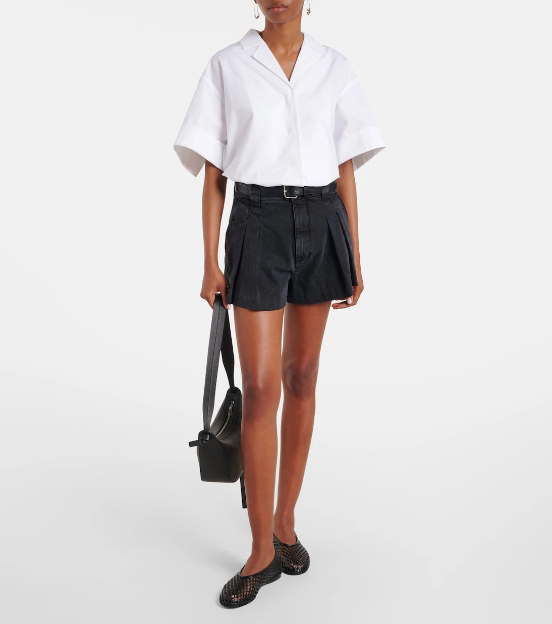 Frame - The Structural denim shorts