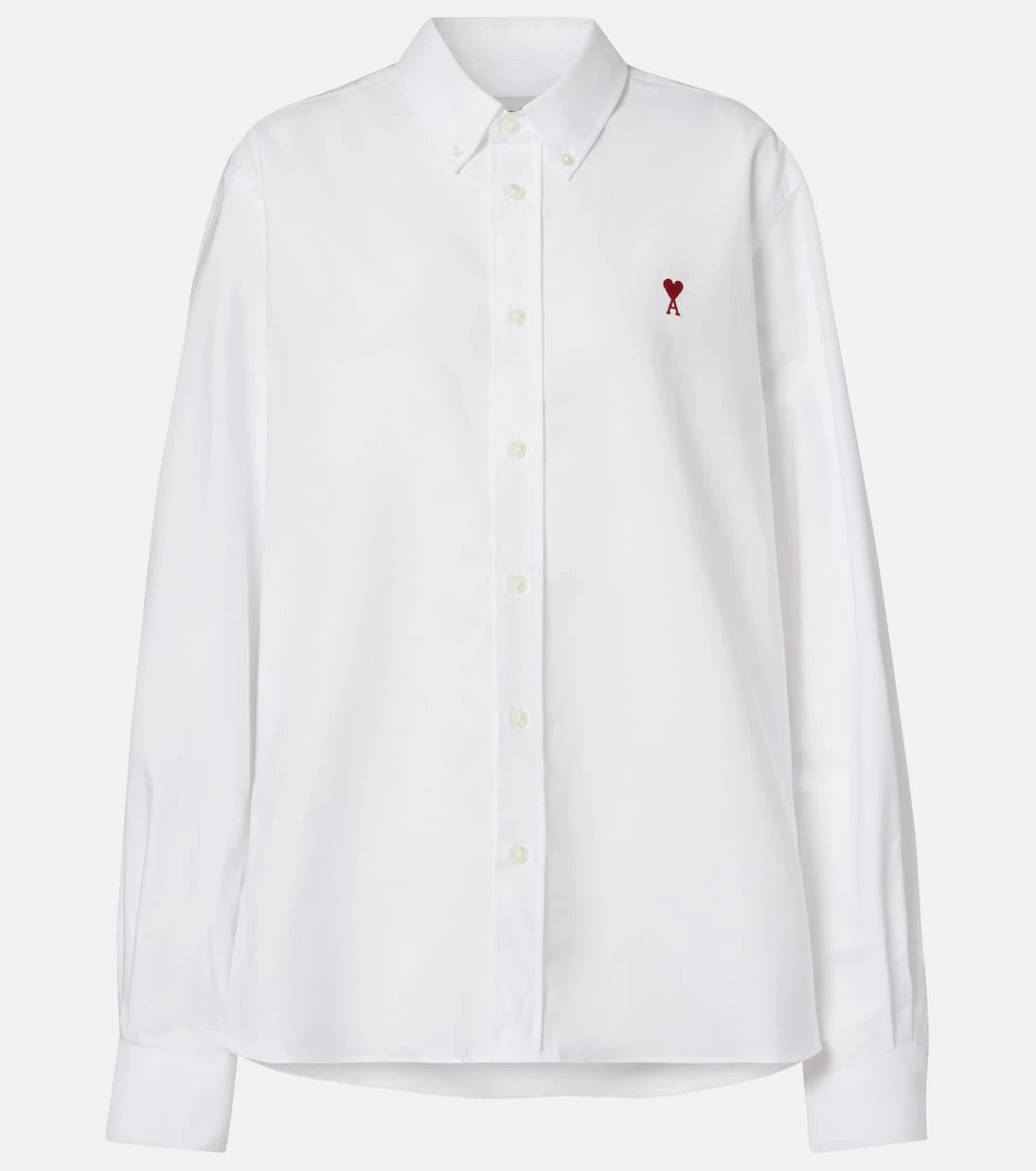 Ami Paris - Ami De Cœur cotton poplin shirt