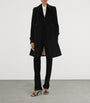 Burberry Black Cotton Mid-Length Chelsea Trench Coat