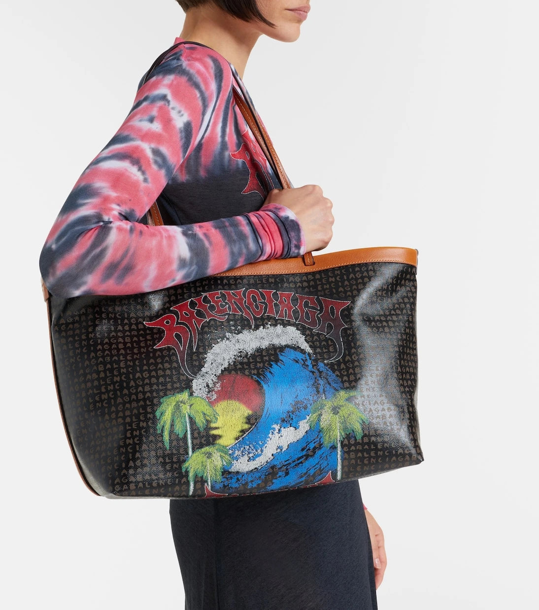 Balenciaga - Snob Medium canvas tote bag