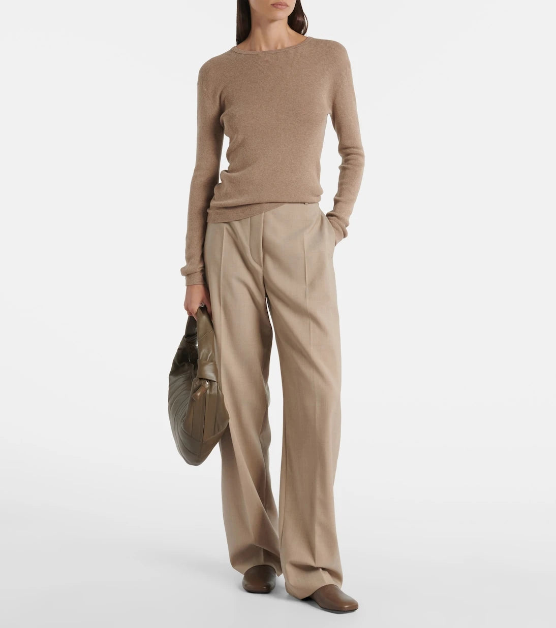 Lemaire - Fortune Croissant leather shoulder bag