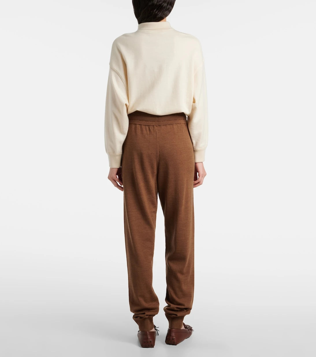 Tod's - Knitted virgin wool straight-leg pants