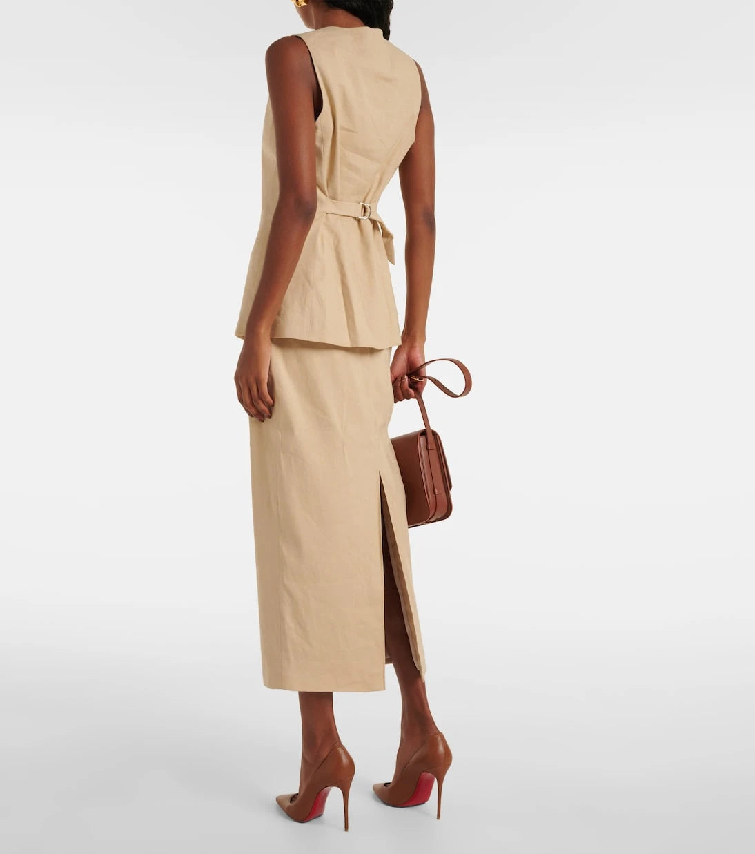 Veronica Beard - Liff linen-blend vest