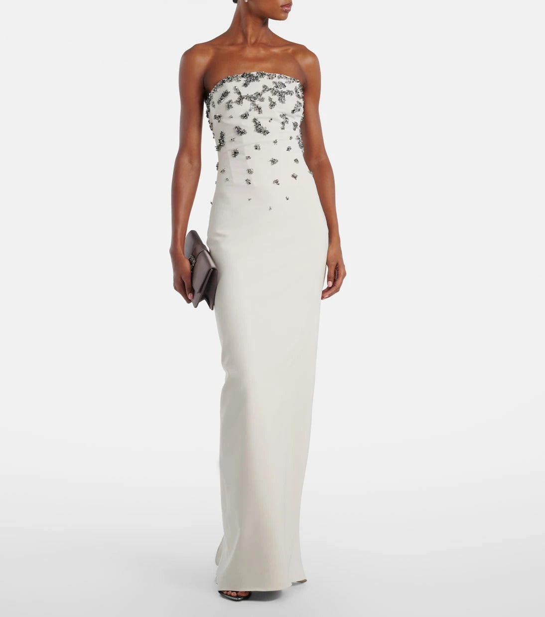 Marmar Halim - Embellished strapless gown