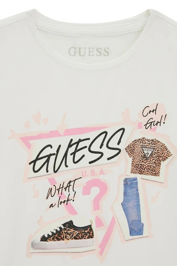 Guess çocuk pamuklu elastan tişört