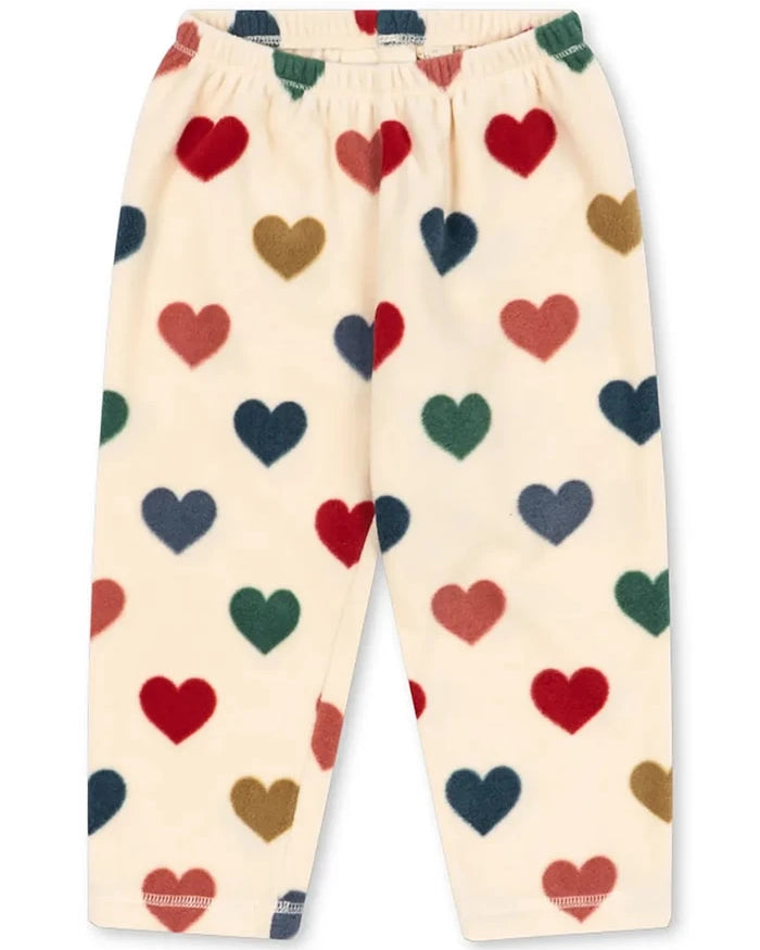 Konges Sløjd çocuklar için polar pantolon TAVI FLEECE PANTS GRS