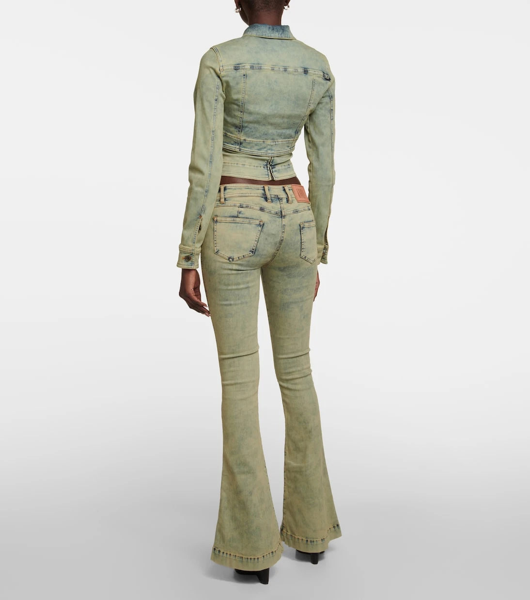 KNWLS - Claw cropped denim jacket