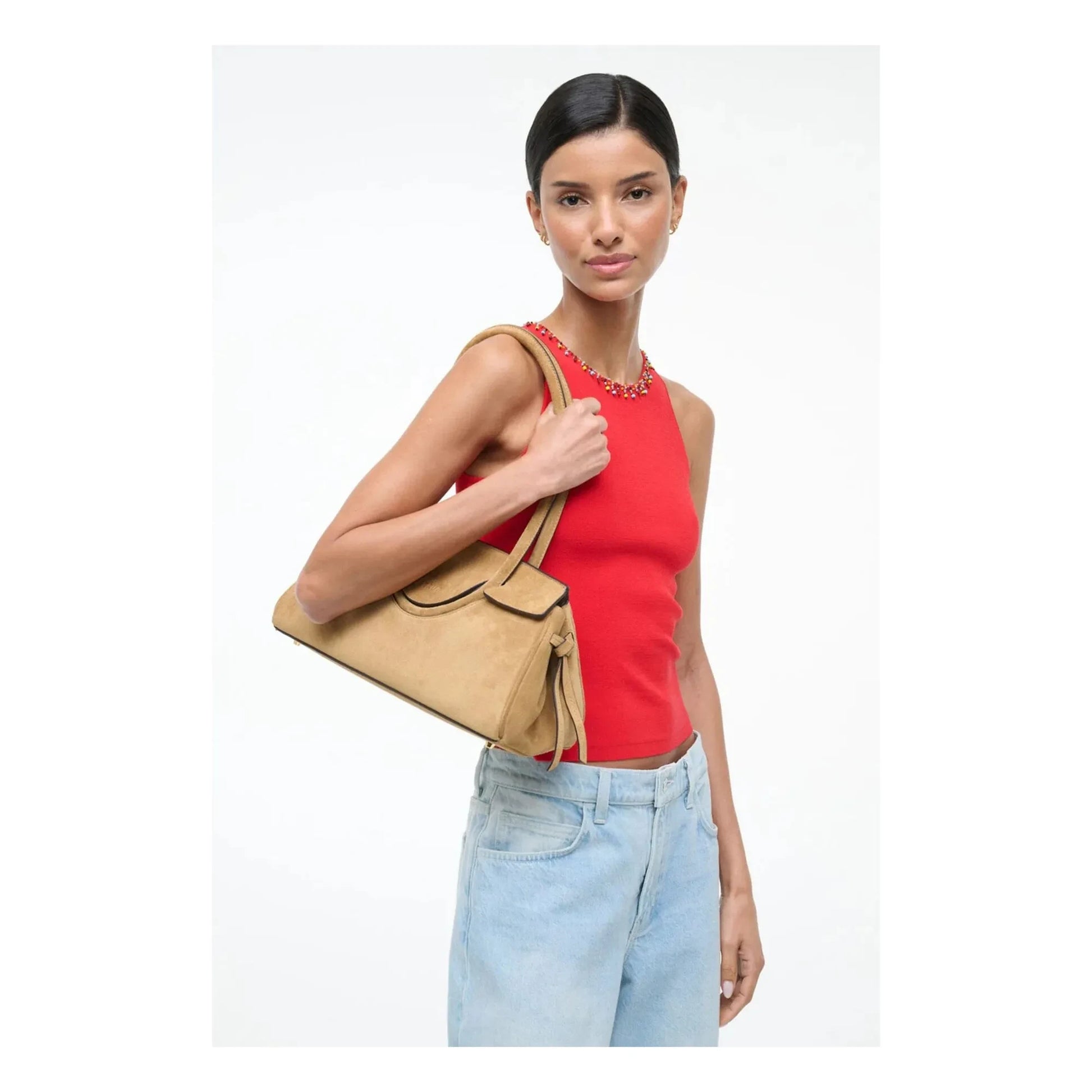 Staud - Maude Leather bag | Hazelnut