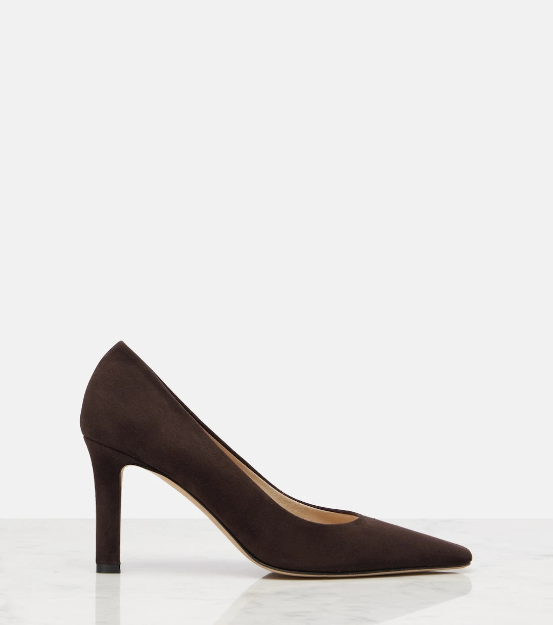 The Row - Carla 80 suede pumps