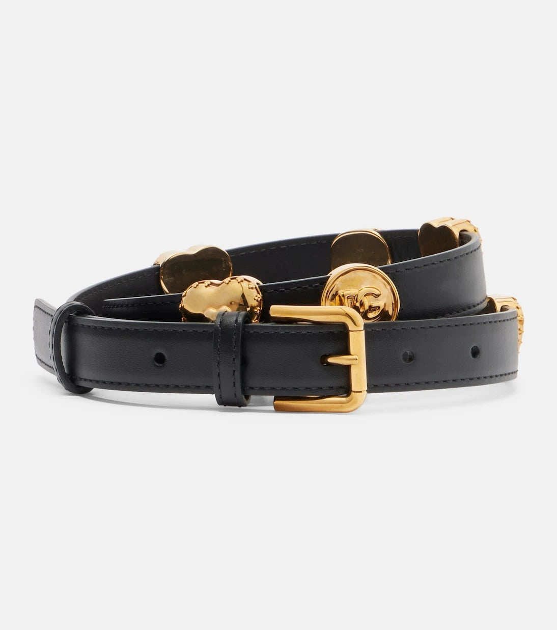 Dolce&Gabbana - حزام جلد DG