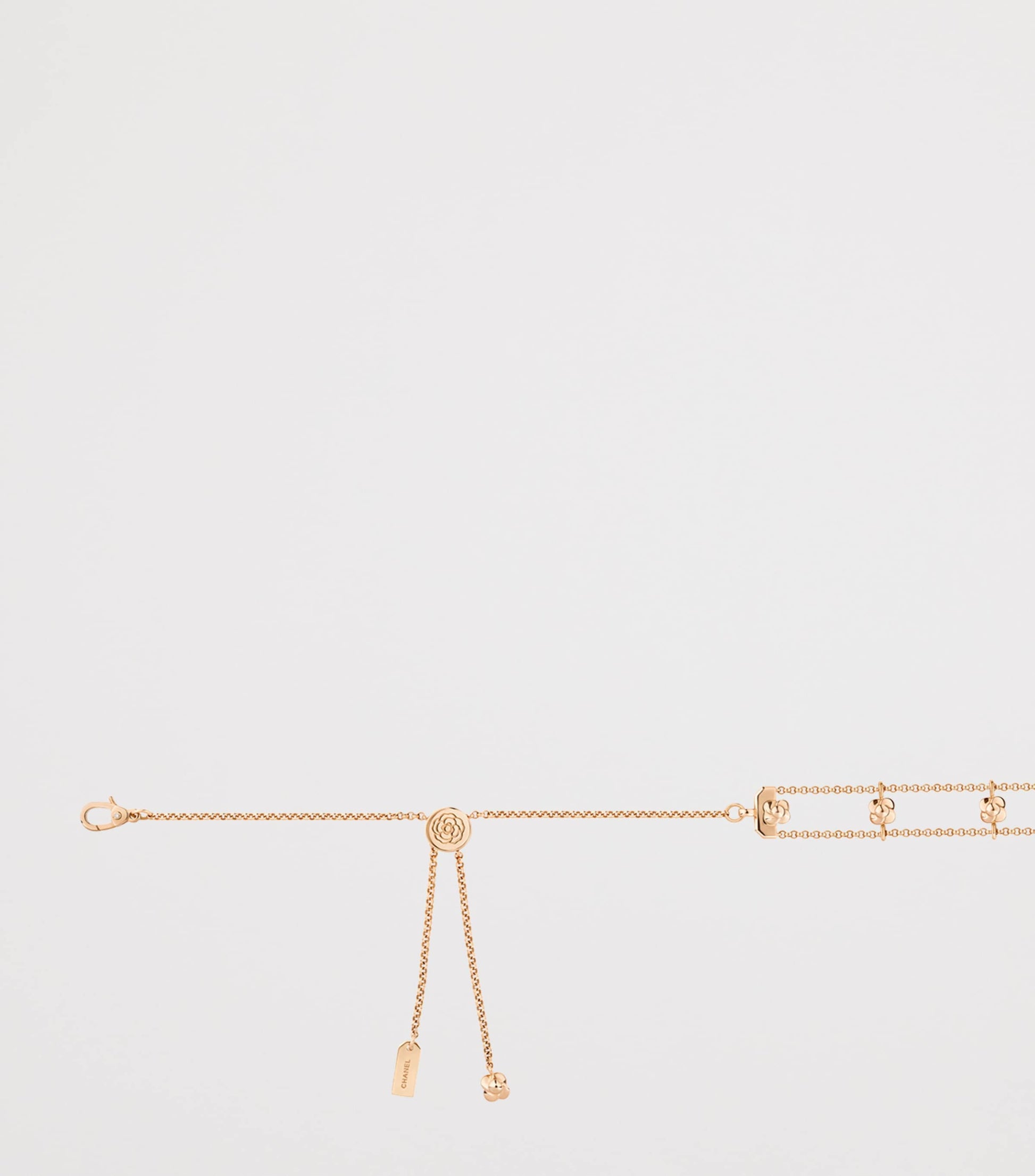 CHANEL Rose Gold and Diamond Extrait de Camélia Supple Choker