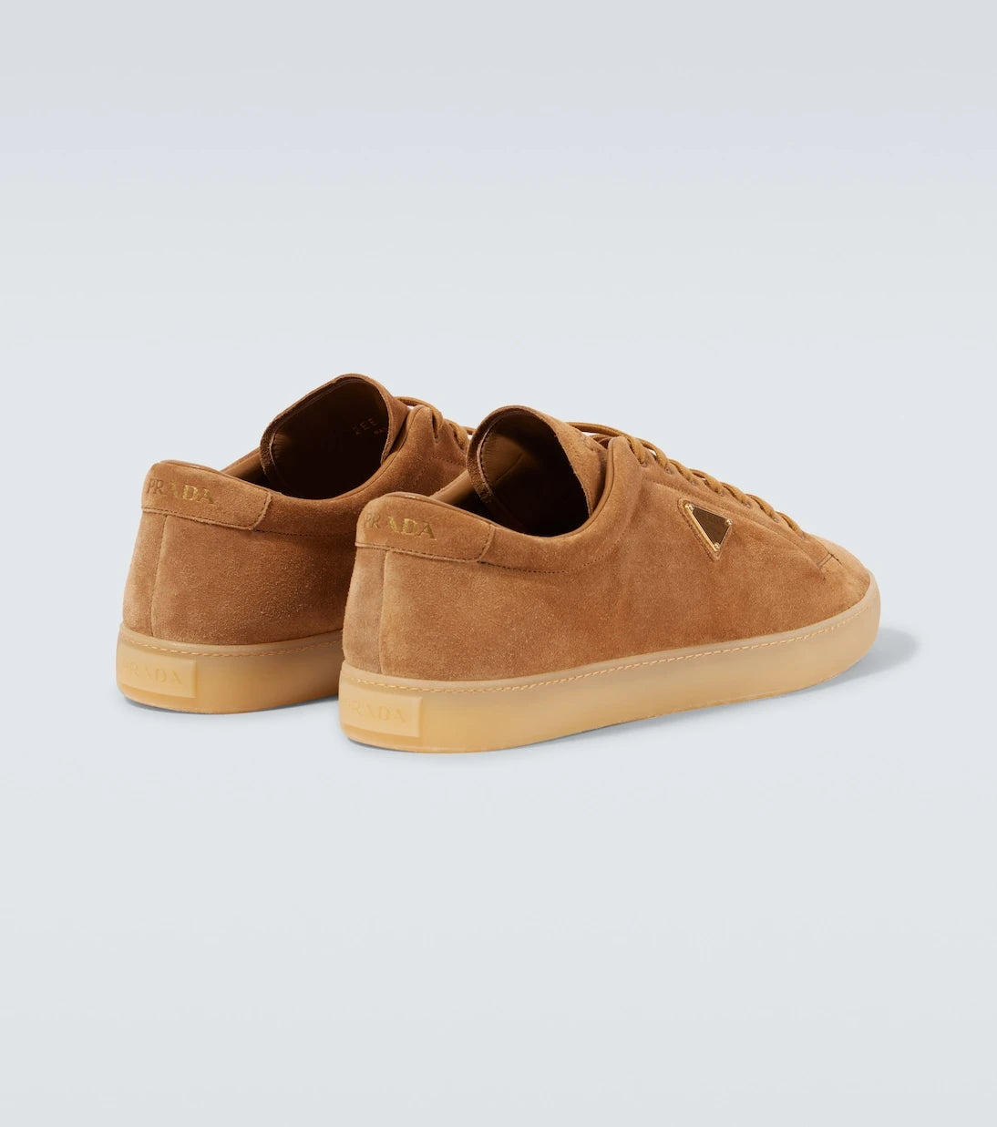 Prada - Logo suede sneakers