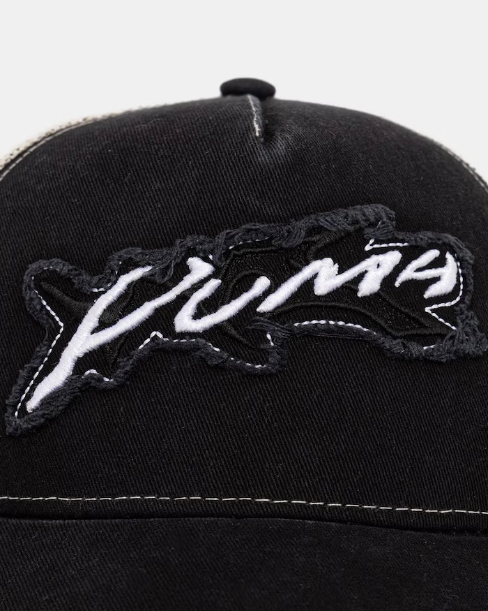 Puma pamuklu trucker şapka Wardrobe Essential