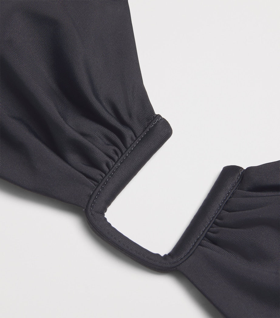 AWAY THAT DAY Black Palma Bikini Top