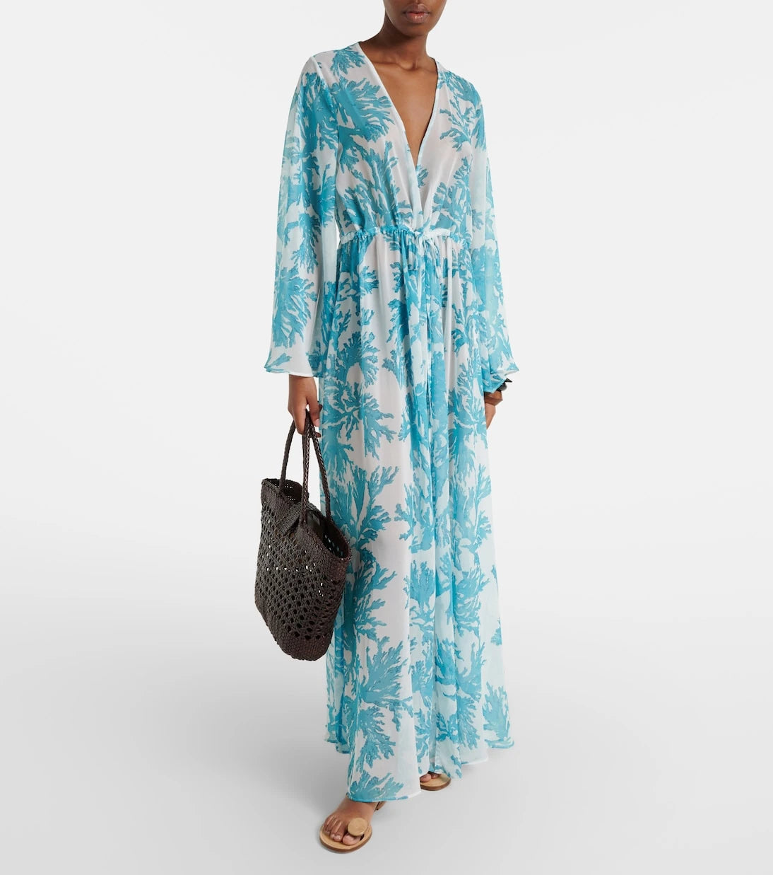 Alexandra Miro - Chloe floral georgette kaftan
