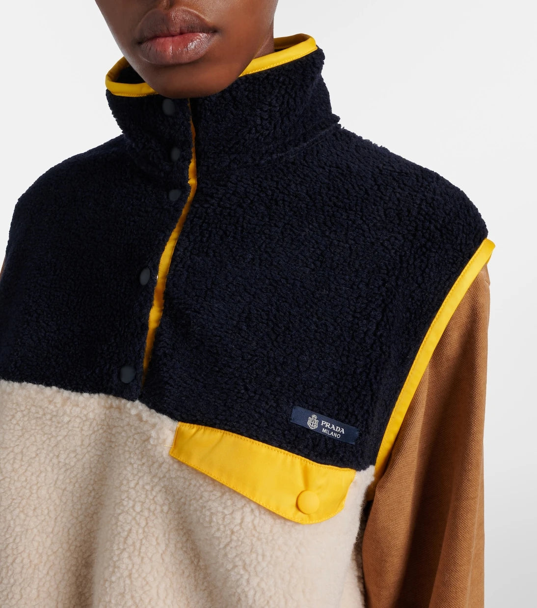 Prada - Cropped teddy vest