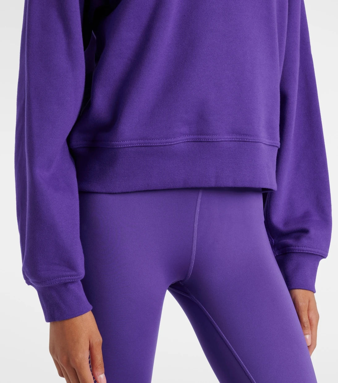 Adidas by Stella McCartney - Cotton fleece sweatshirt