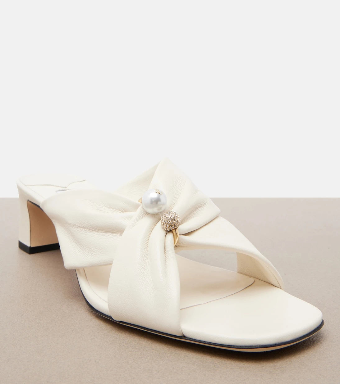 Jimmy Choo - Rafi embellished leather mules