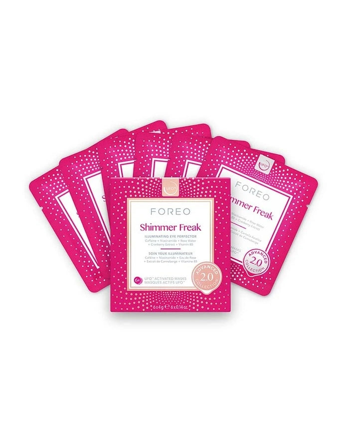 Активна маска за разкрасяване UFO FOREO UFO Masks Shimmer Freak 2.0 (6 броя)