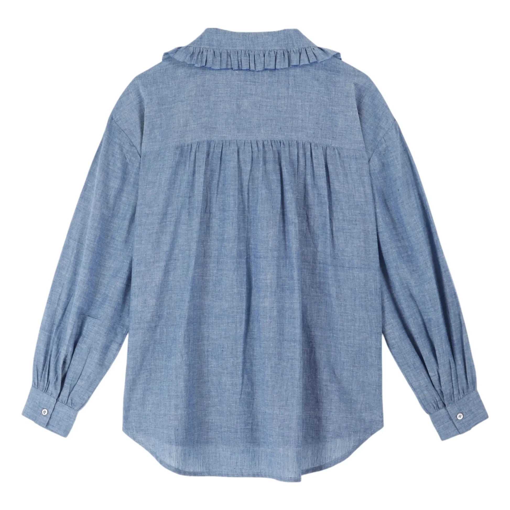 Emile et Ida - Célia Chambray blouse | Blue