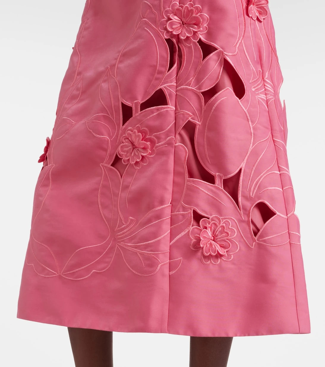 Leo Lin - Caroline laser-cut midi dress