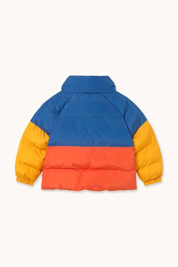 Детско яке Tinycottons COLOR BLOCK SHORT PADDED JACKET