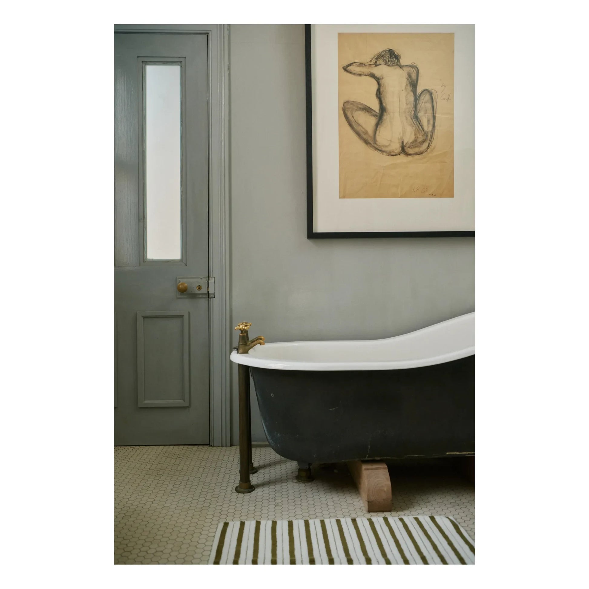 Baina - Echo Bath Mat  | Green