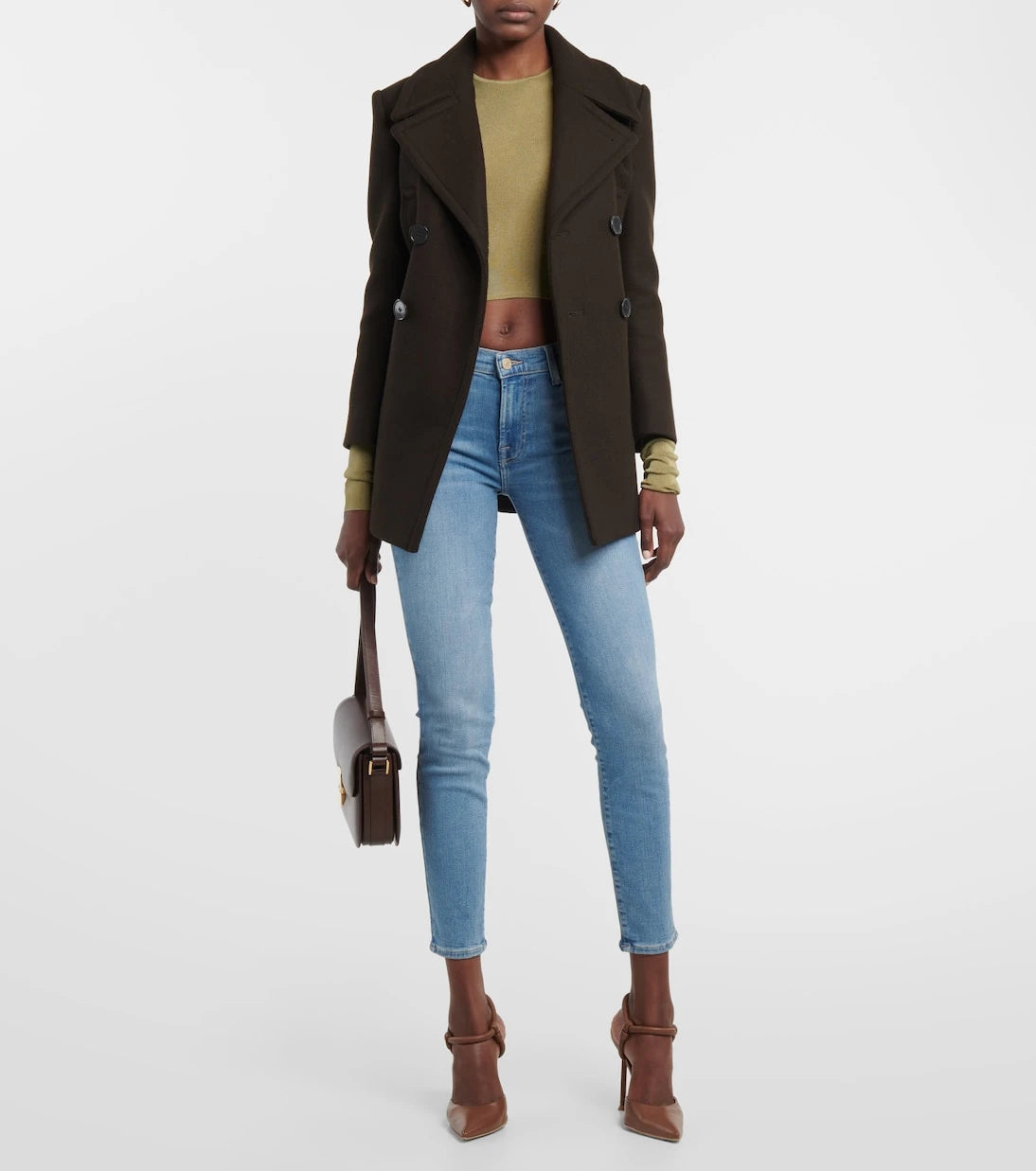7 For All Mankind - Mid-rise skinny jeans