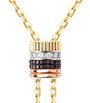 Large Yellow Gold Quatre Classique Tie Necklace