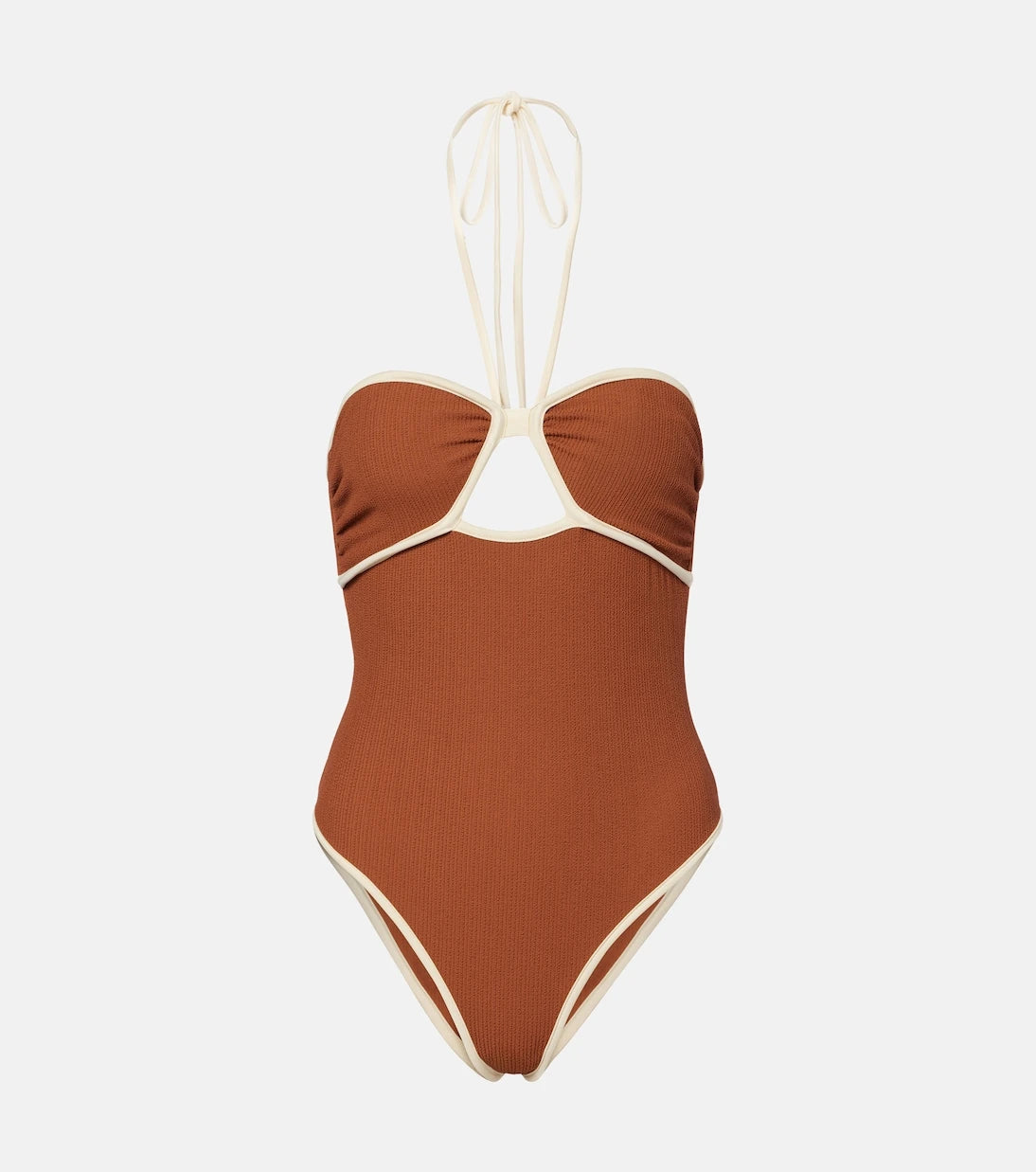 Johanna Ortiz - Cutout halterneck swimsuit