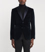 Corneliani Navy Velvet Blazer