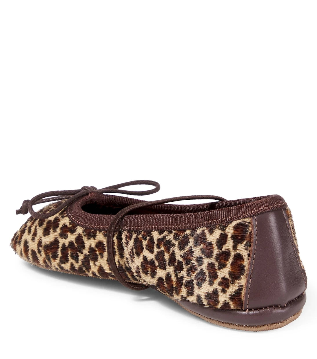 PèPè - Leopard-print calf hair ballet flats
