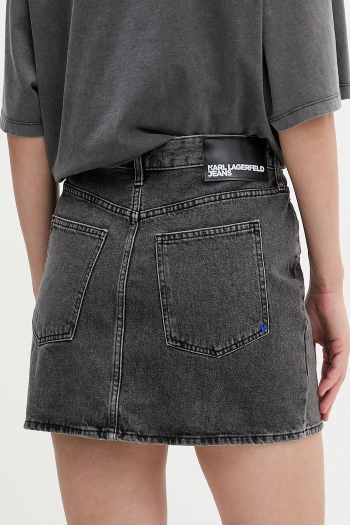 Karl Lagerfeld Jeans denim mini etek