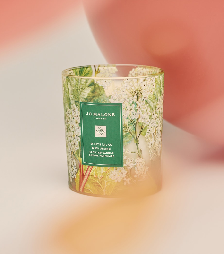 White Lilac & Rhubarb Charity Classic Candle (200g)