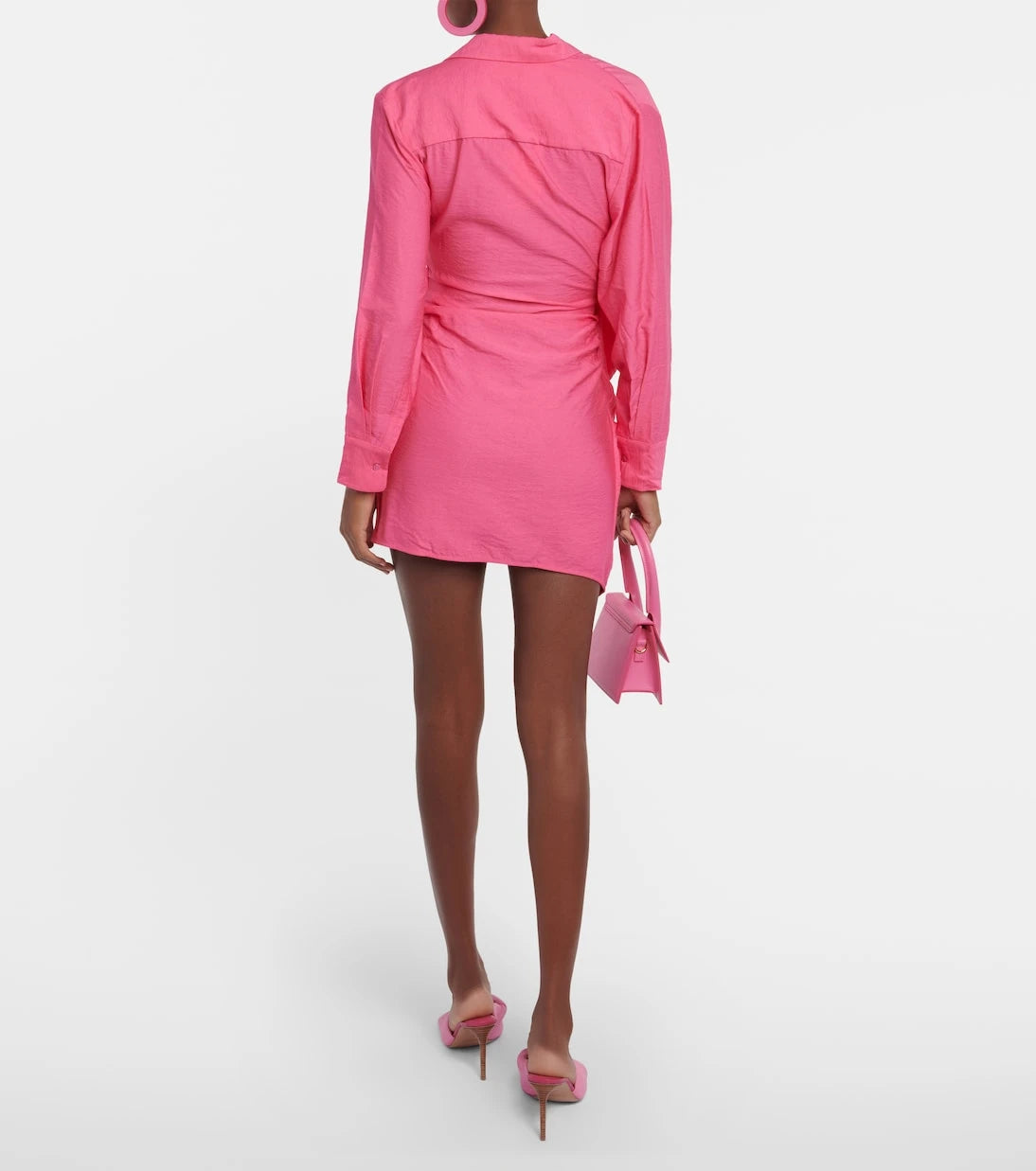 Jacquemus - La Robe Bahia tie-detail minidress