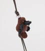 LOEWE Brown Wool Platypus Bag Charm