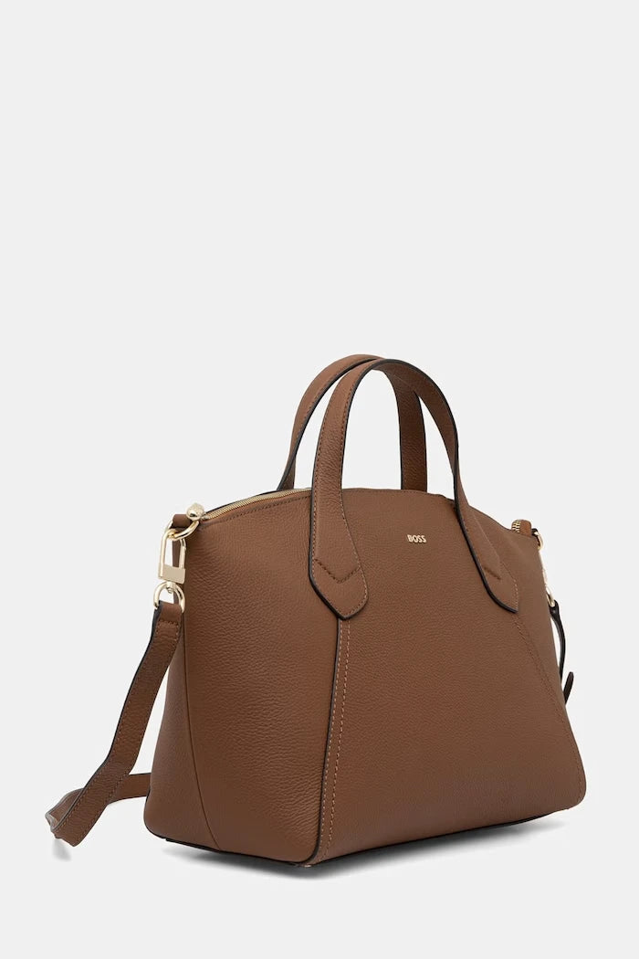 BOSS kadın suni deri tote çanta Lenah Zip Tote M
