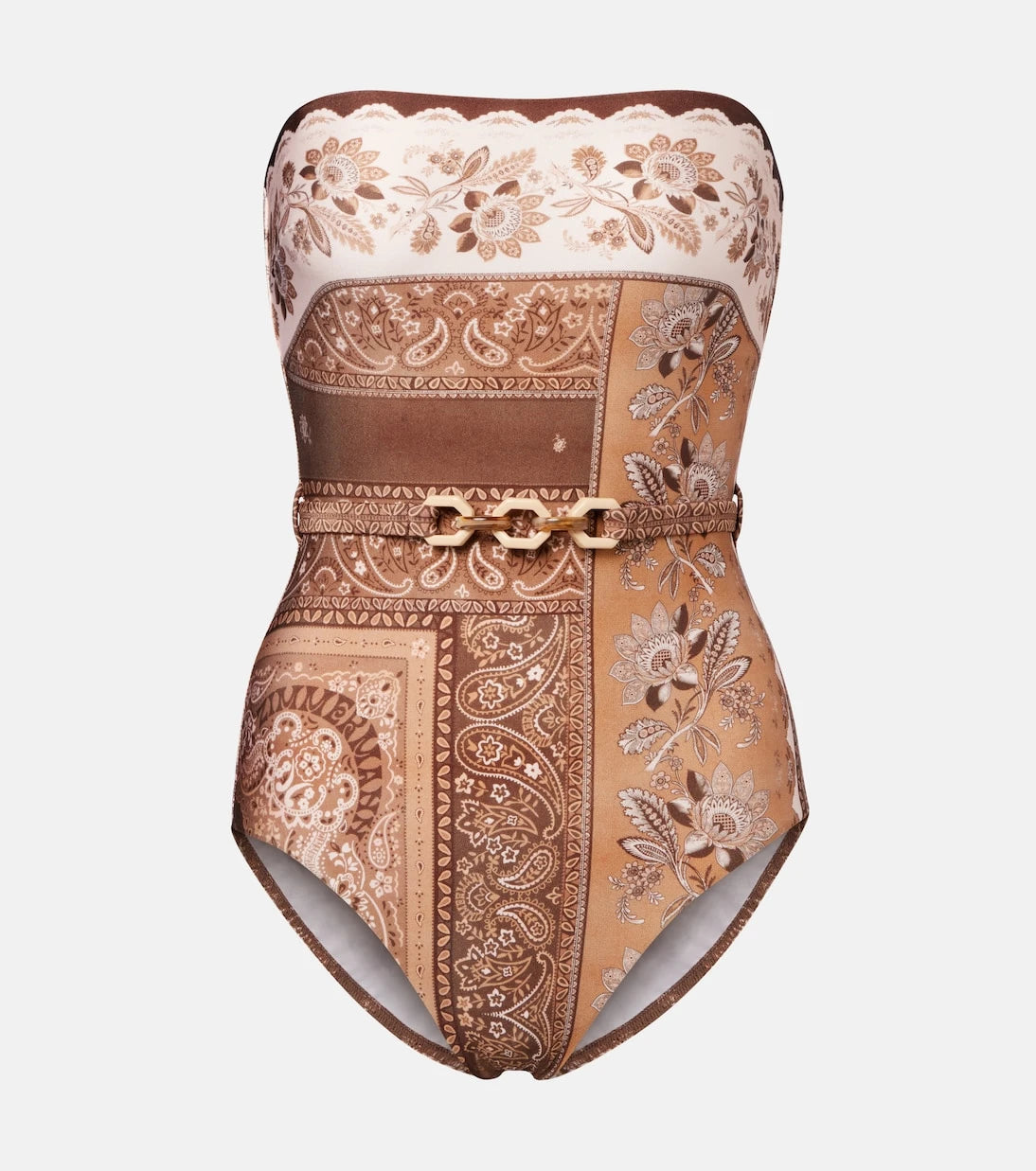 Zimmermann - مايوه Lucky المطبوع والمزين