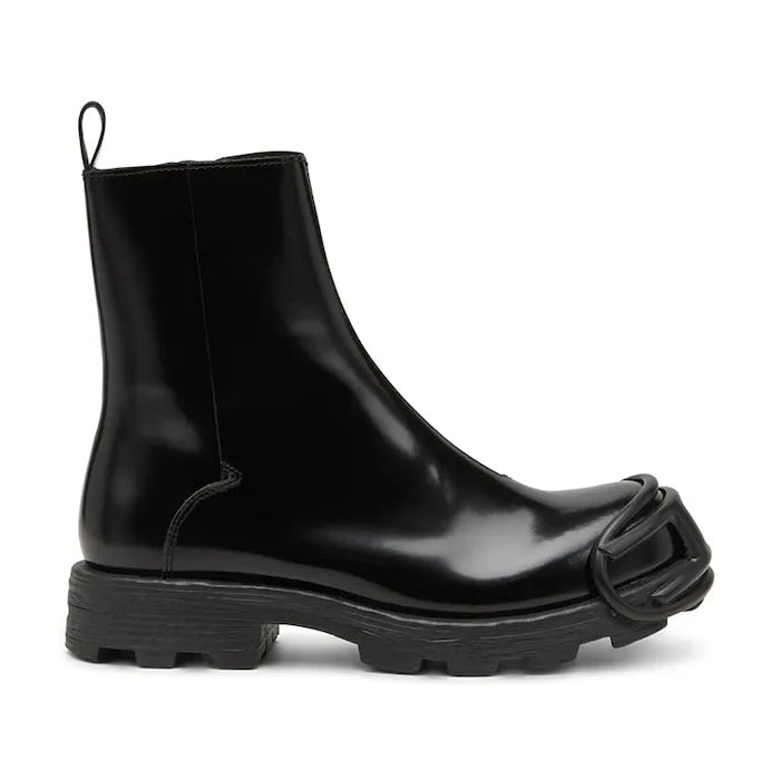 Кожени боти Diesel D-Hammer Bt Zip D