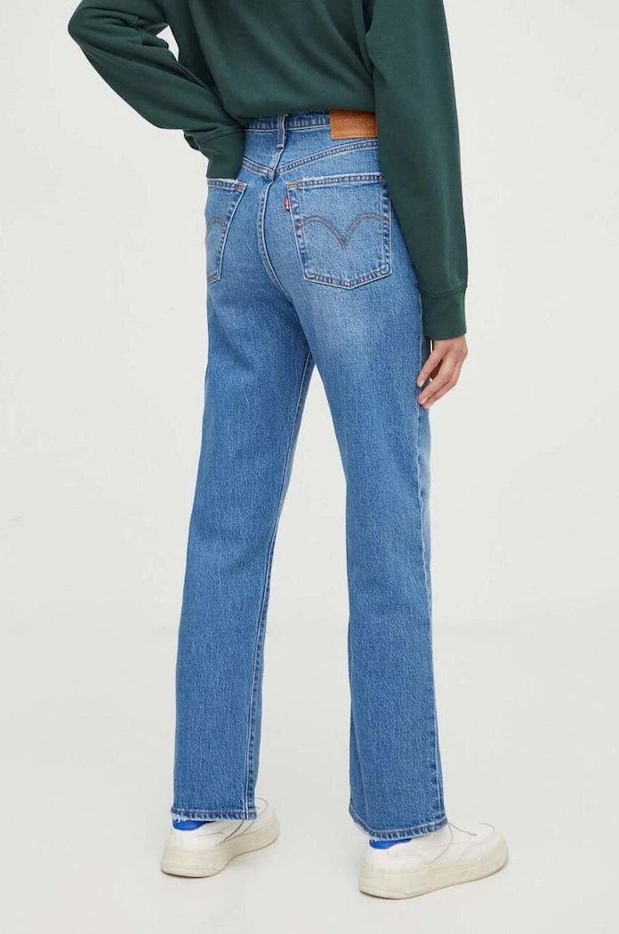Дънки Levi's RIBCAGE STRAIGHT ANKLE