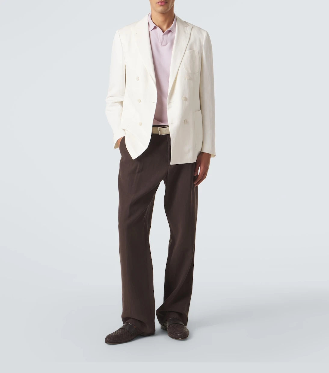 Canali - Cotton and silk polo shirt