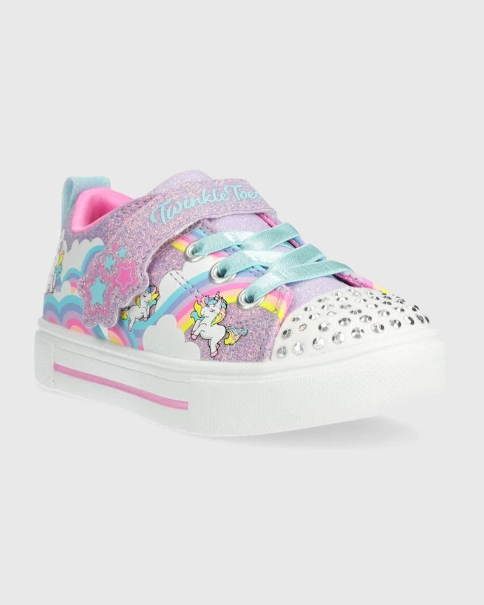 Детски ниски кецове Skechers TWINKLE SPARKS JUMPIN CLOUDS