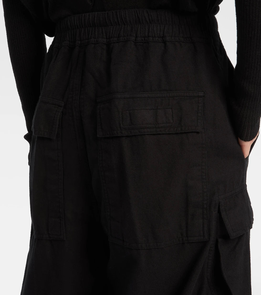 Rick Owens - Jumbo Belas high-rise cotton cargo pants