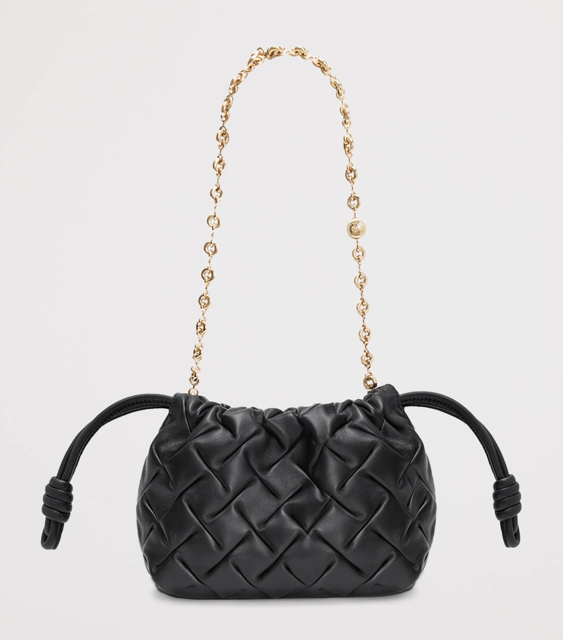LOEWE Mini Pinched Leather Flamenco Purse